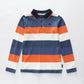 Striped Pique Polo Shirt