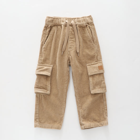 Sand Chunky Cord Cargos