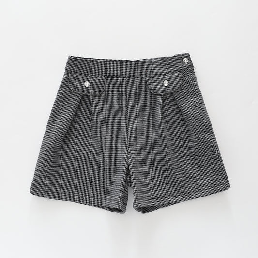 Tailored Houndstooth Shorts