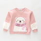 Polar Bear Pink Sweatshirt
