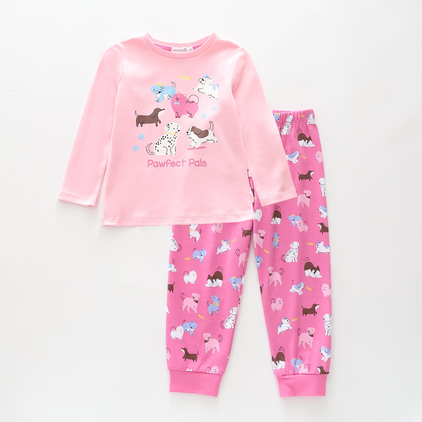 Girls Doggy Pyjama Set