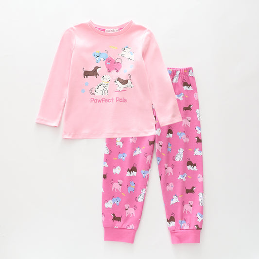 Girls Doggy Pyjama Set