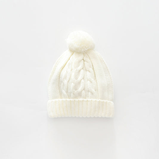 Cable Knit Pom Pom Beanie