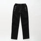 Black Denim Pull On Pants