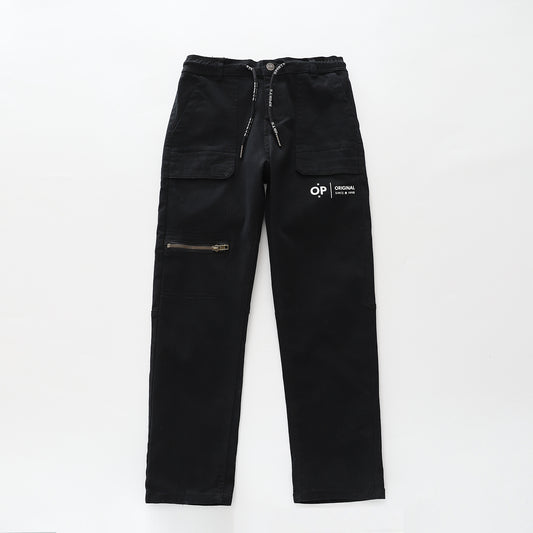 Black Utility Cargo Pants