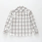 Grey Check Corduroy Shirt