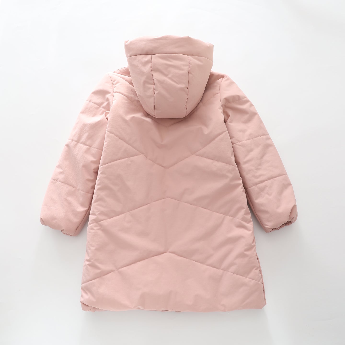 Longline Pink Puffer Jacket