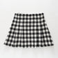 Tweed Check Mini Skirt