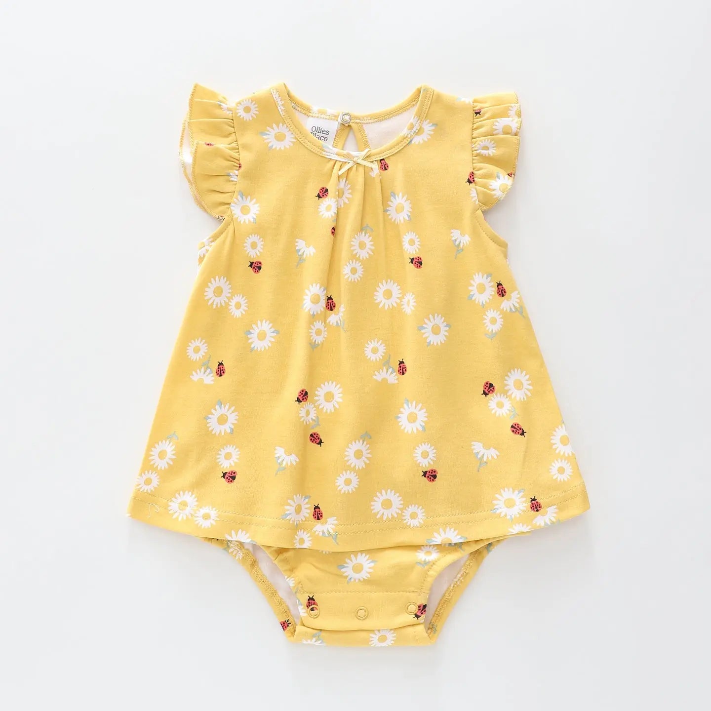 Ladybug Daisy Romper Dress Ollies Place
