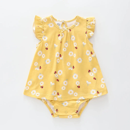 Ladybug Daisy Romper Dress Ollies Place