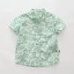 Leaf Print Hawaiian Shirt Ollies Place