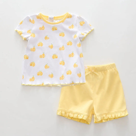 Lemon Splice Short PJs Ollies Place