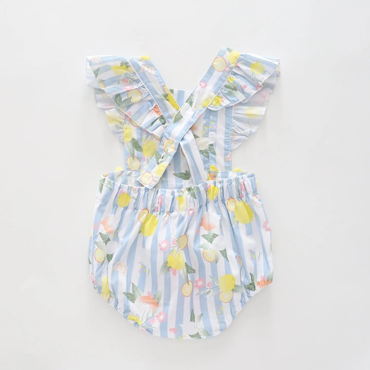 Lemonade Pastel Blue Striped Sunsuit Ollies Place