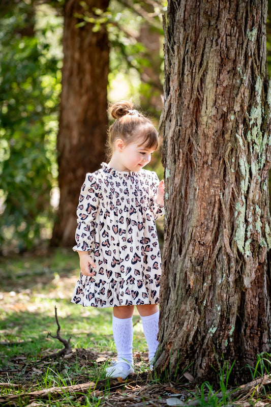 Leopard Love LS Dress Ollies Place