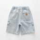 Light Blue Cargo Denim Shorts Ollies Place