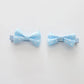 Light Blue Polka Dot Bow Hair Clips 2 Pack Ollies Place