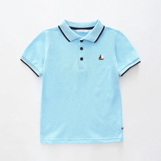 Light Blue Polo Shirt Ollies Place