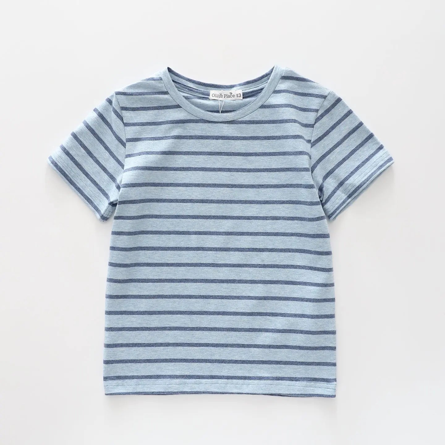 Light Blue Stripes Tee Ollies Place