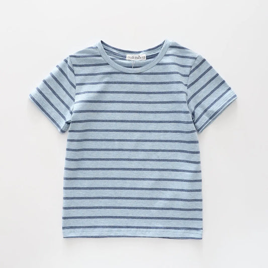 Light Blue Stripes Tee Ollies Place