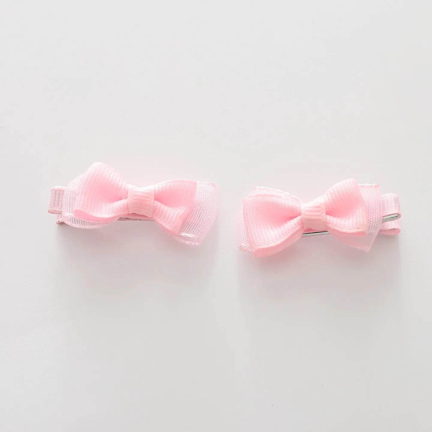 Light Pink Bow Hair Clips 2 Pack Ollies Place
