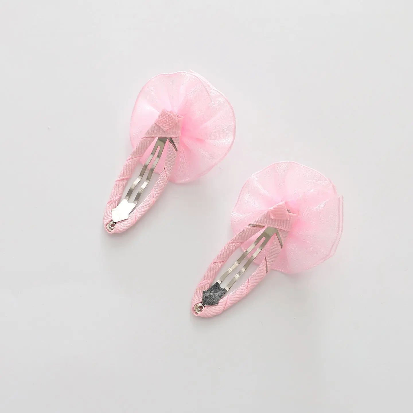 Light Pink Flower Hair Clips 2 Pack Ollies Place