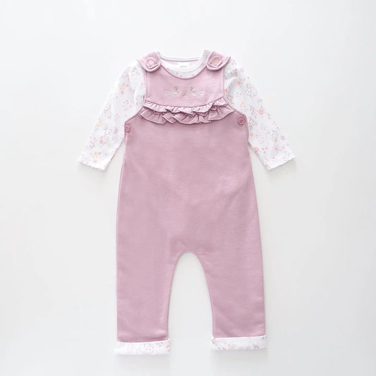 Lilac Sweat Overalls Set Ollies Place