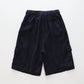 Linen Blend Navy Cargo Shorts Ollies Place