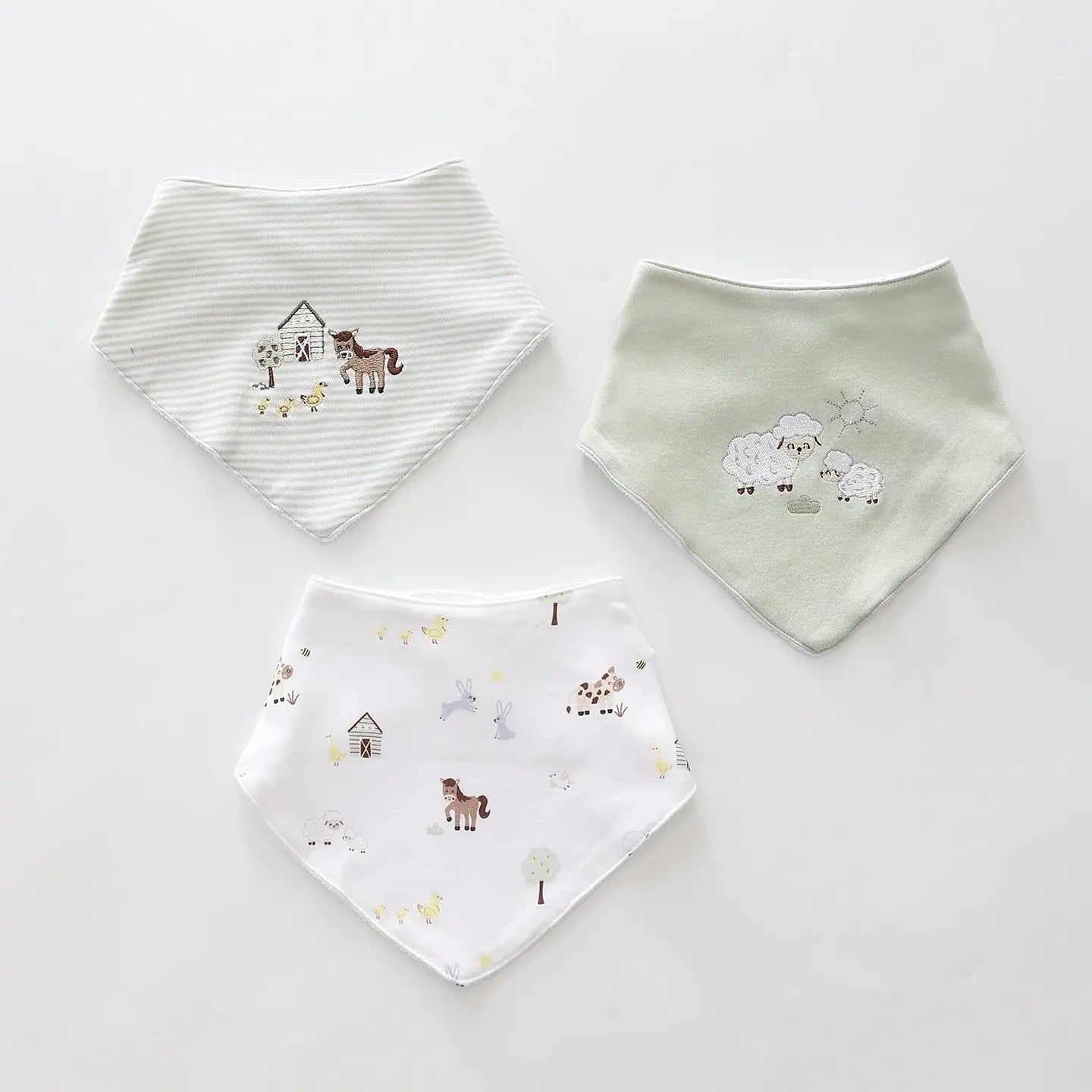 Little Barnfolk Bib Set (3pc) Ollies Place
