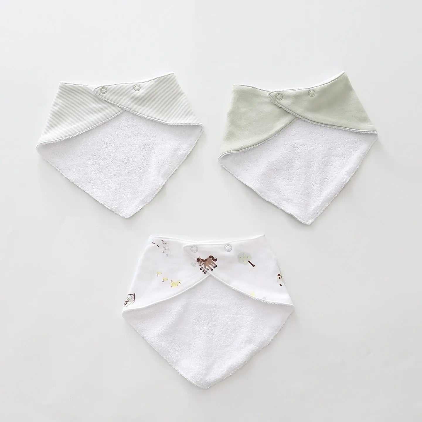 Little Barnfolk Bib Set (3pc) Ollies Place