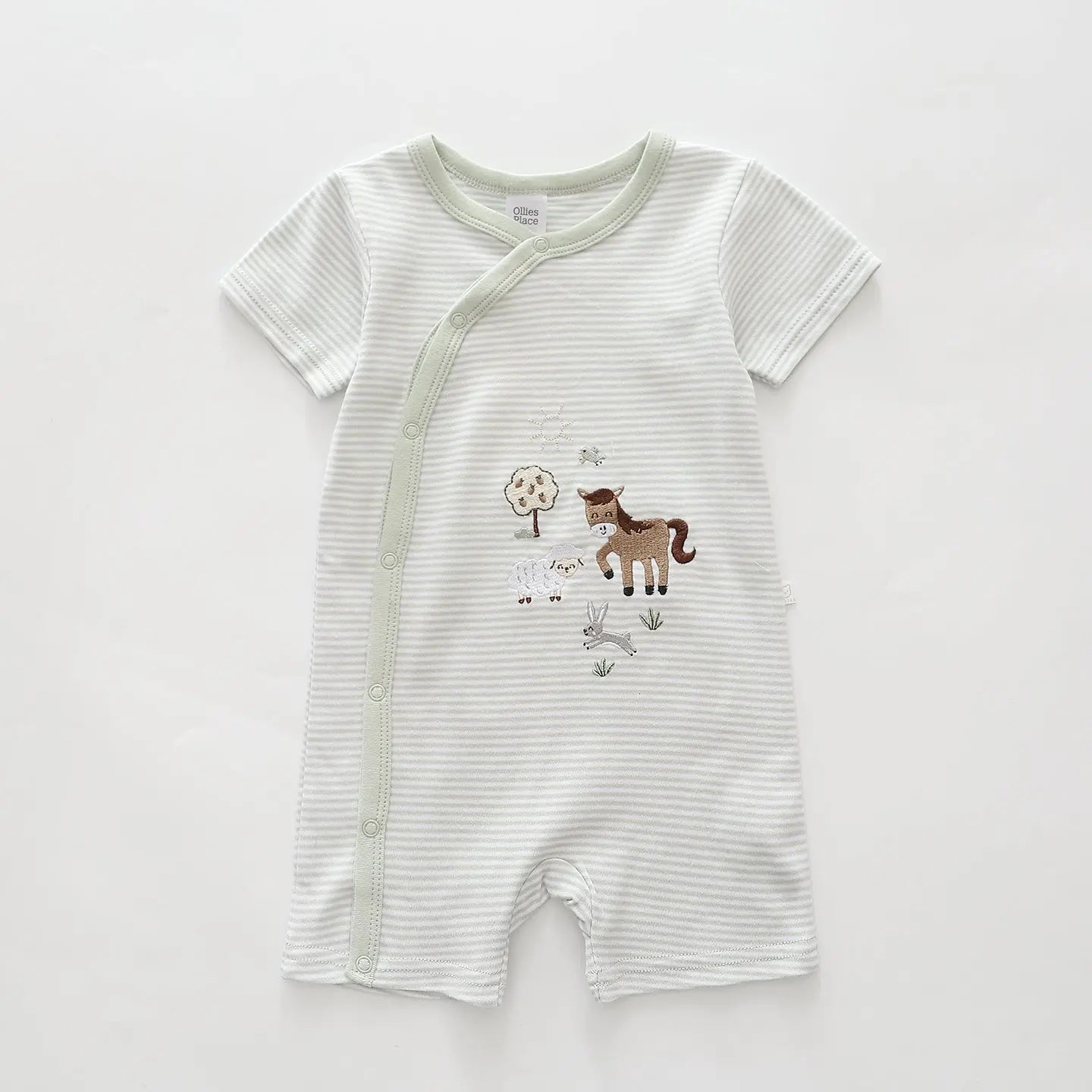Little Barnfolk Short Romper Ollies Place