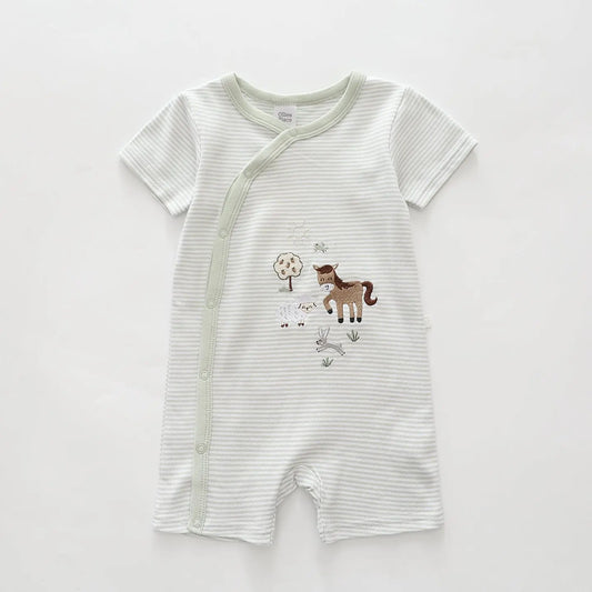 Little Barnfolk Short Romper Ollies Place