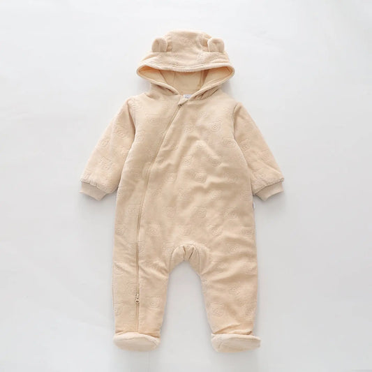 Little Bear Velour Pramsuit Ollies Place