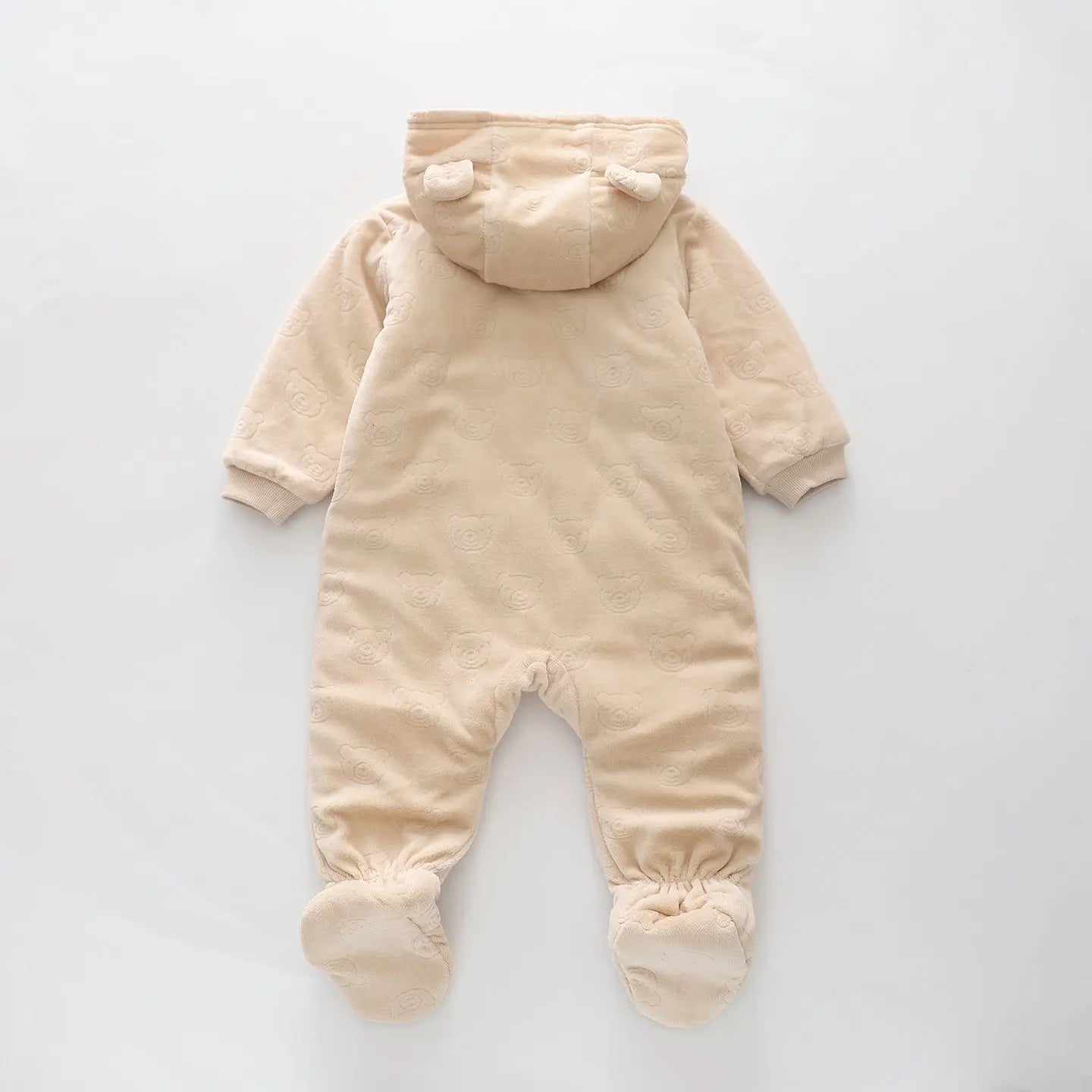 Little Bear Velour Pramsuit Ollies Place