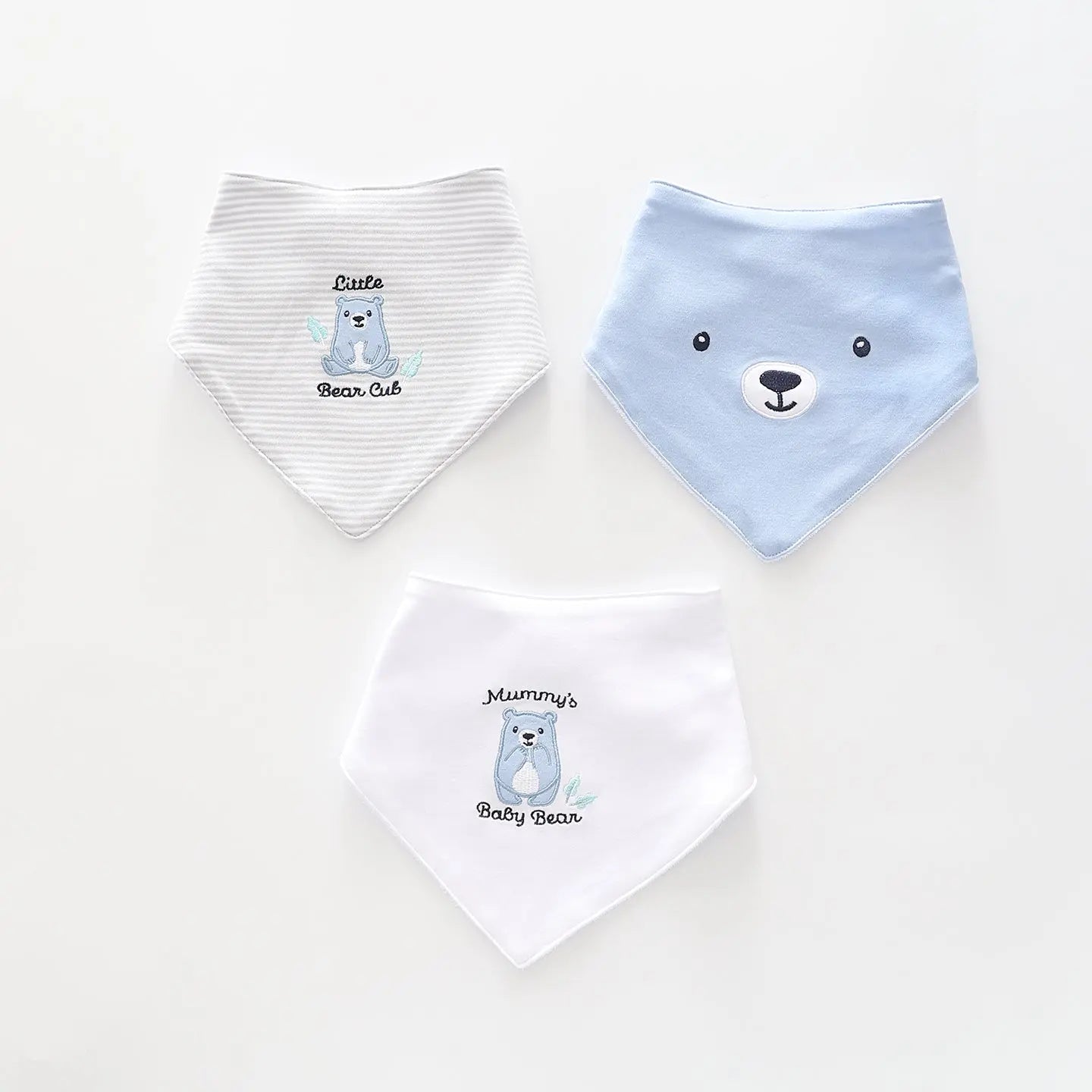 Little Bear, Baby Boys Bib Set Ollies Place