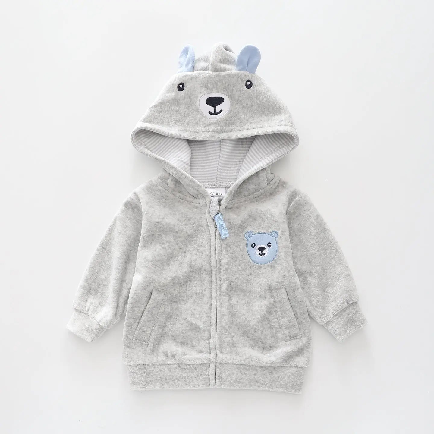 Little Bear, Baby Boys Zip Hoodie Ollies Place