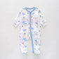 Little Blue Dino, Baby Boys Romper Ollies Place