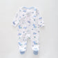 Little Blue Dino, Baby Boys Romper Ollies Place