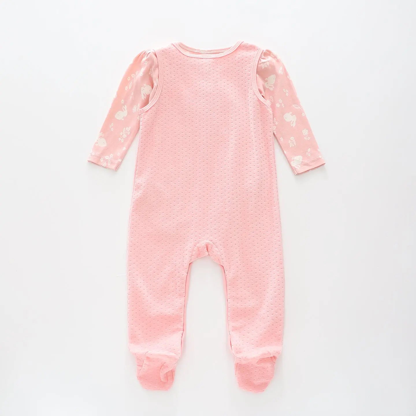 Little Bunny Velour Overalls Set Ollies Place