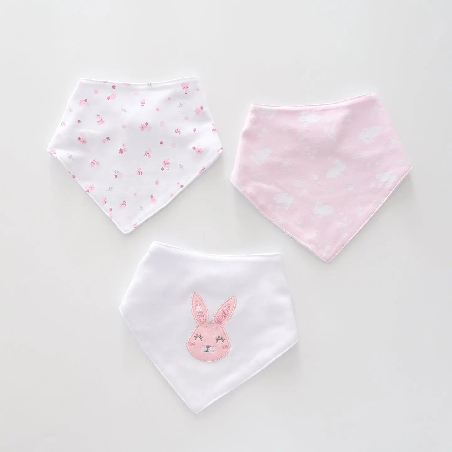 Little Bunny, Baby Girls Bib Set Ollies Place