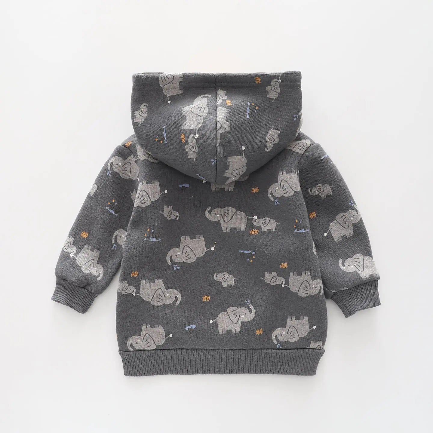 Little Elephant, Baby Boys Zip Hoodie Ollies Place