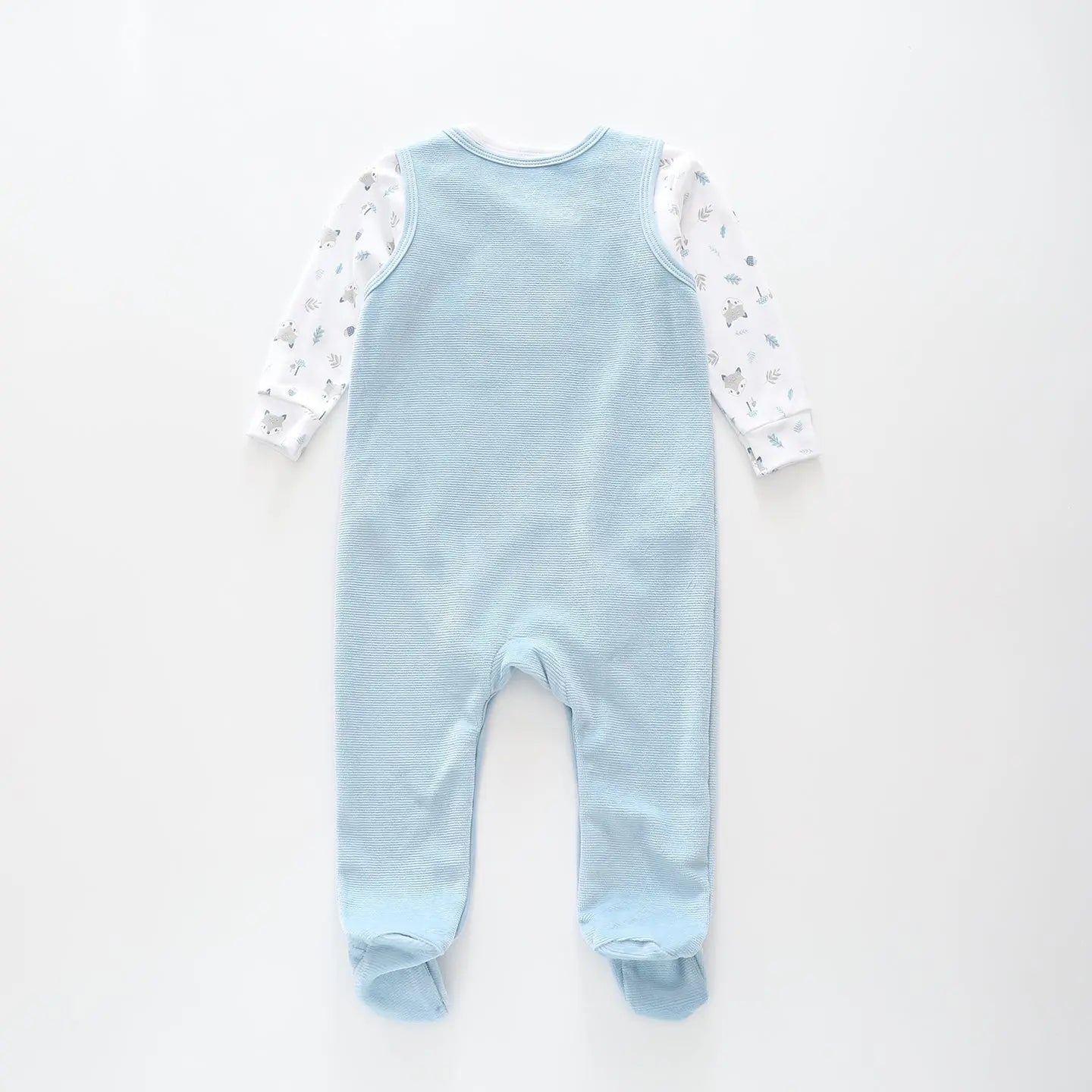 Little Fox Velour Overalls Set Ollies Place