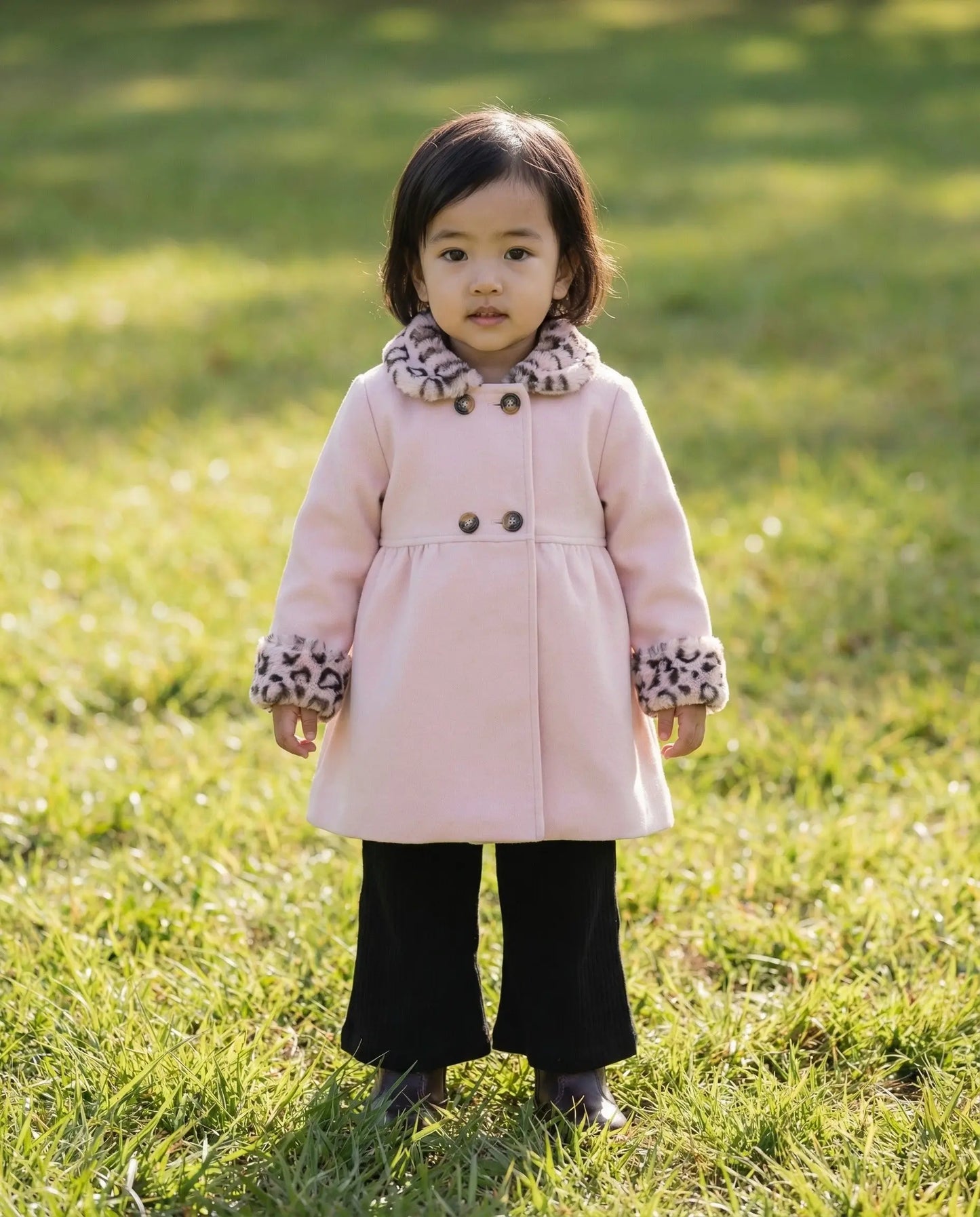 Little Leopard Swing Coat Ollies Place