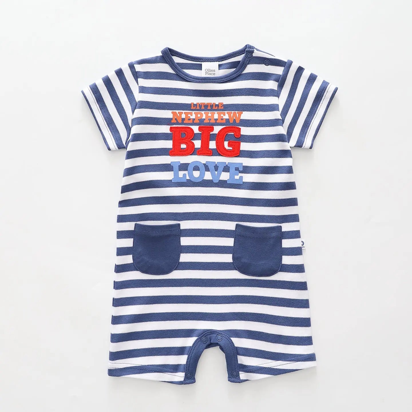 Little Nephew Big Love Short Romper Ollies Place