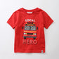 Local Hero Red Print Tee Ollies Place