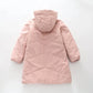 Longline Pink Puffer Jacket Ollies Place