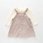 Lovely Deer Pinafore Dress Set Ollies Place
