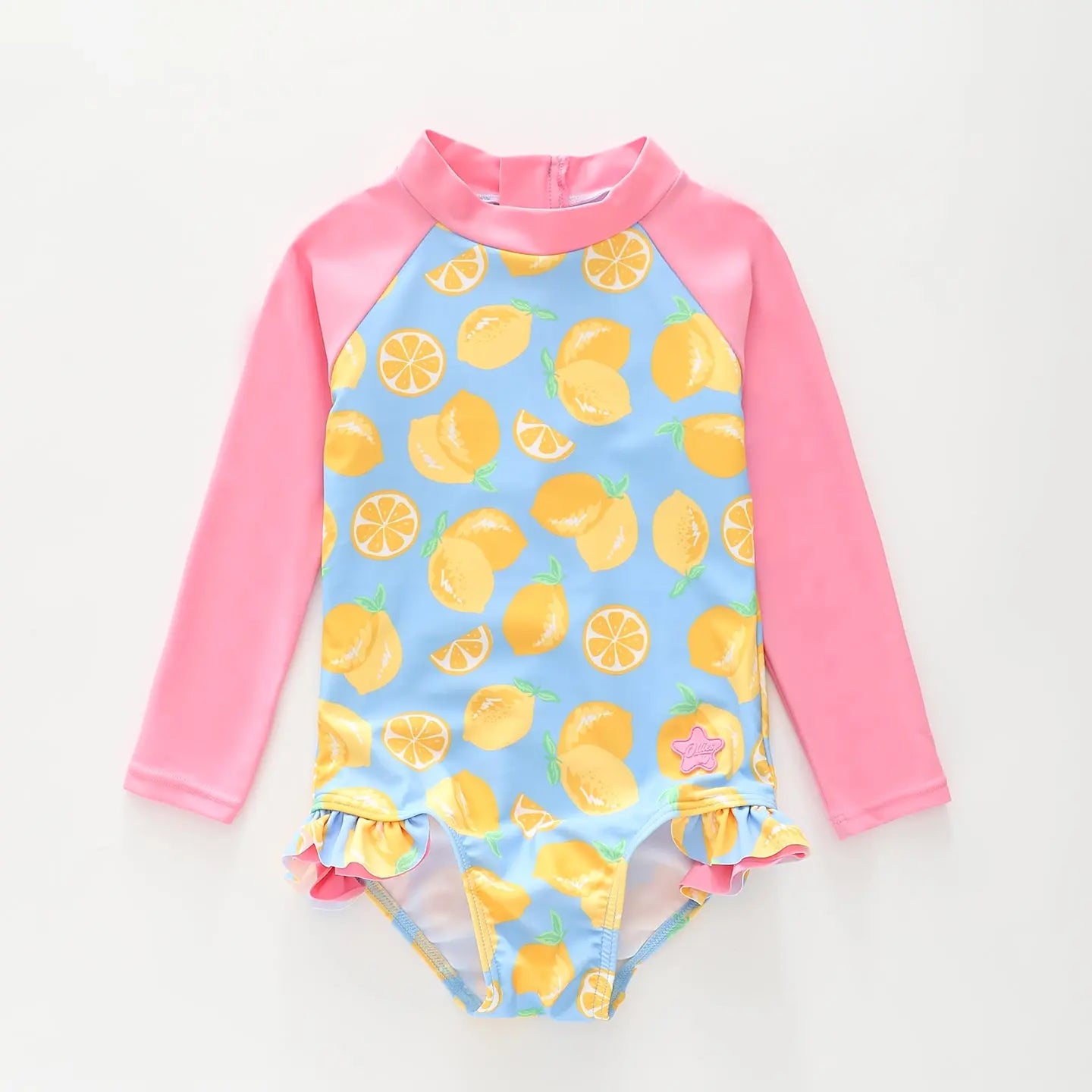 Lovely Lemons Long Sleeve Swimsuit Ollies Place