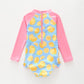 Lovely Lemons Long Sleeve Swimsuit Ollies Place