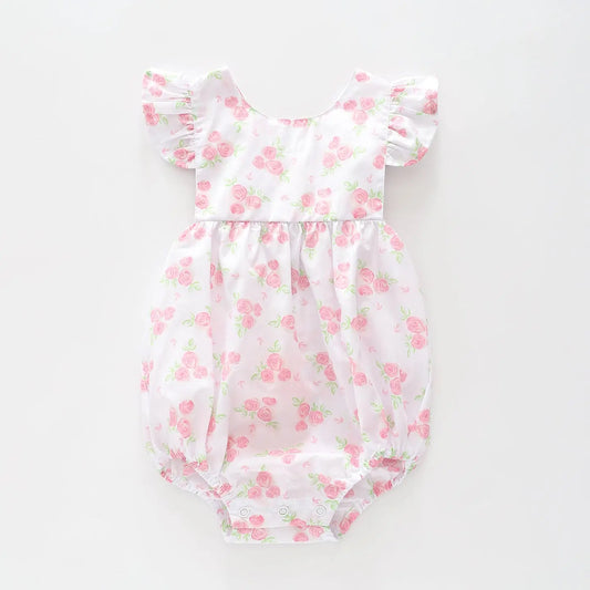 Lovely Rose Ruffle Romper Ollies Place