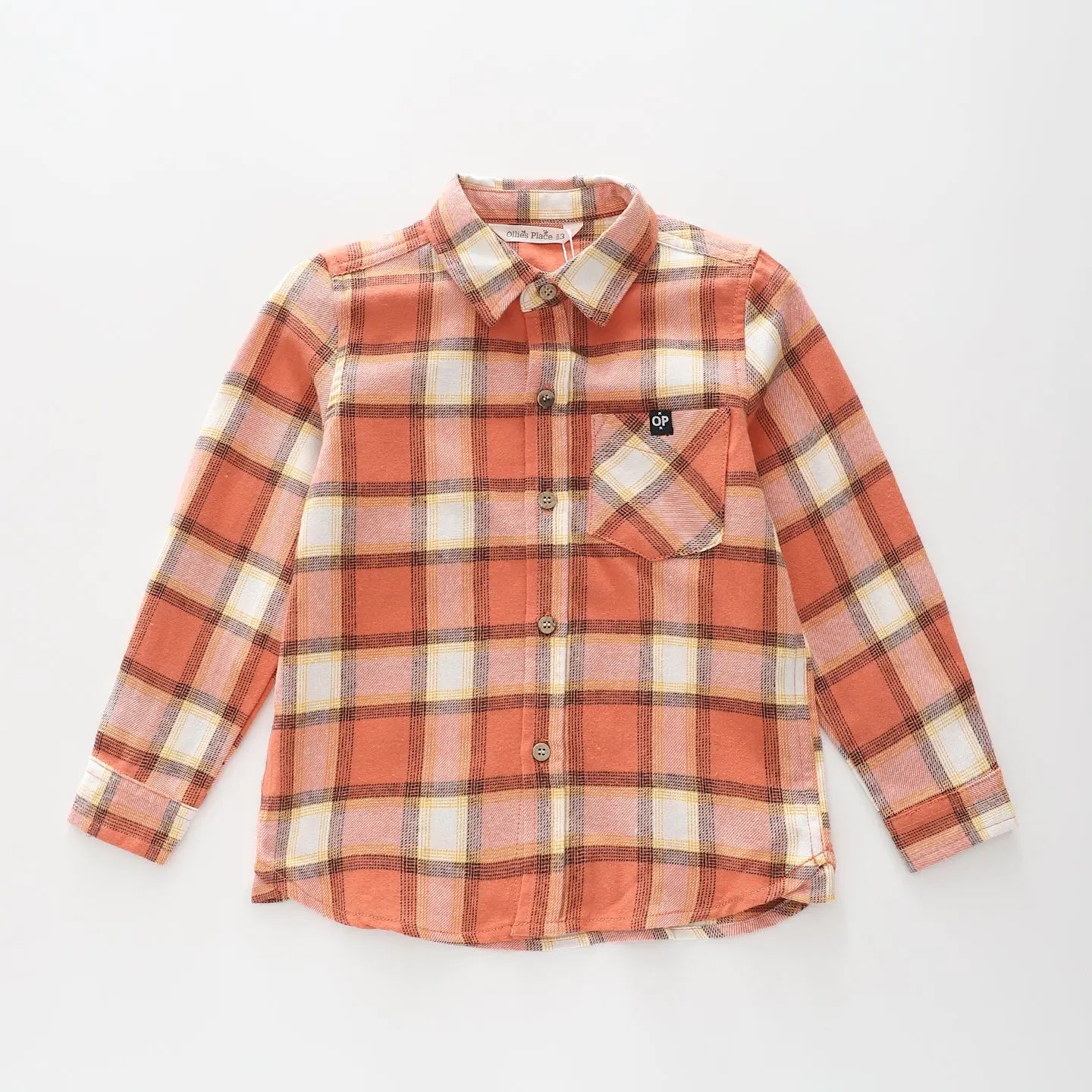 Lumber Jack Orange Check Shirt Ollies Place